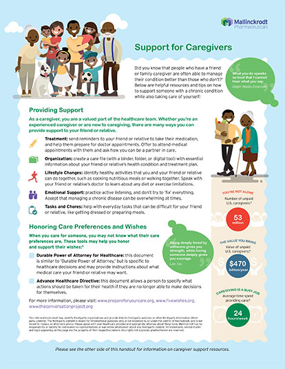 Get support for caregivers
