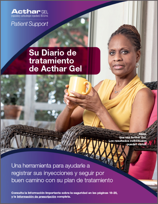 Get the treatment journal calendar (Spanish)