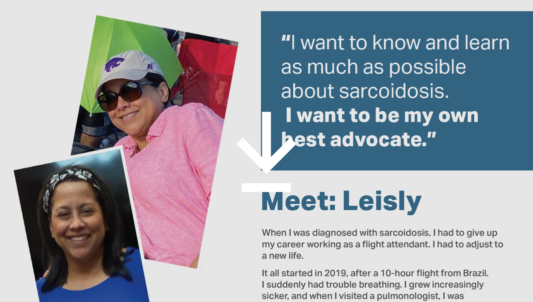 Meet Leisly (Symptoms of Sarcoidosis)