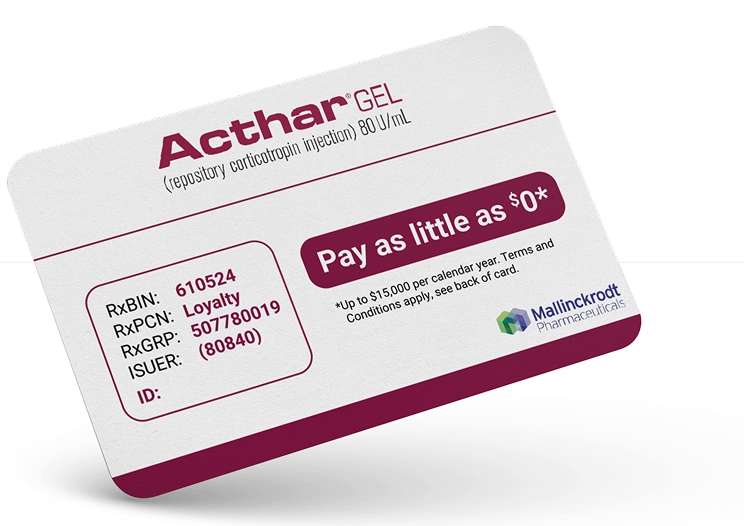 Acthar Gel Card