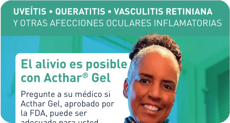 Folleto de Acthar Gel sobre Afecciones Inflamatorias Oculares