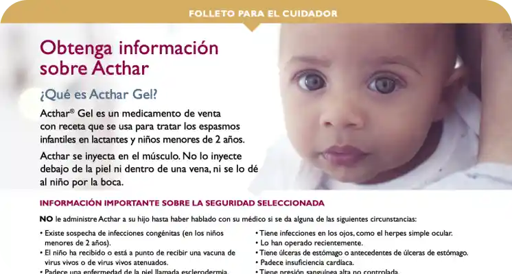 Folleto para el Cuidador sobre EI